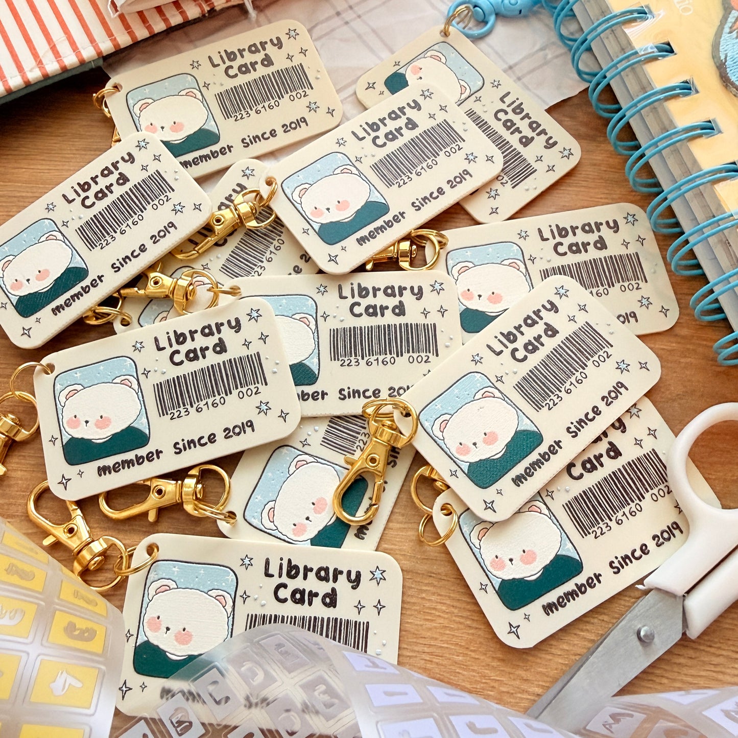 Forever Library Member Keychain