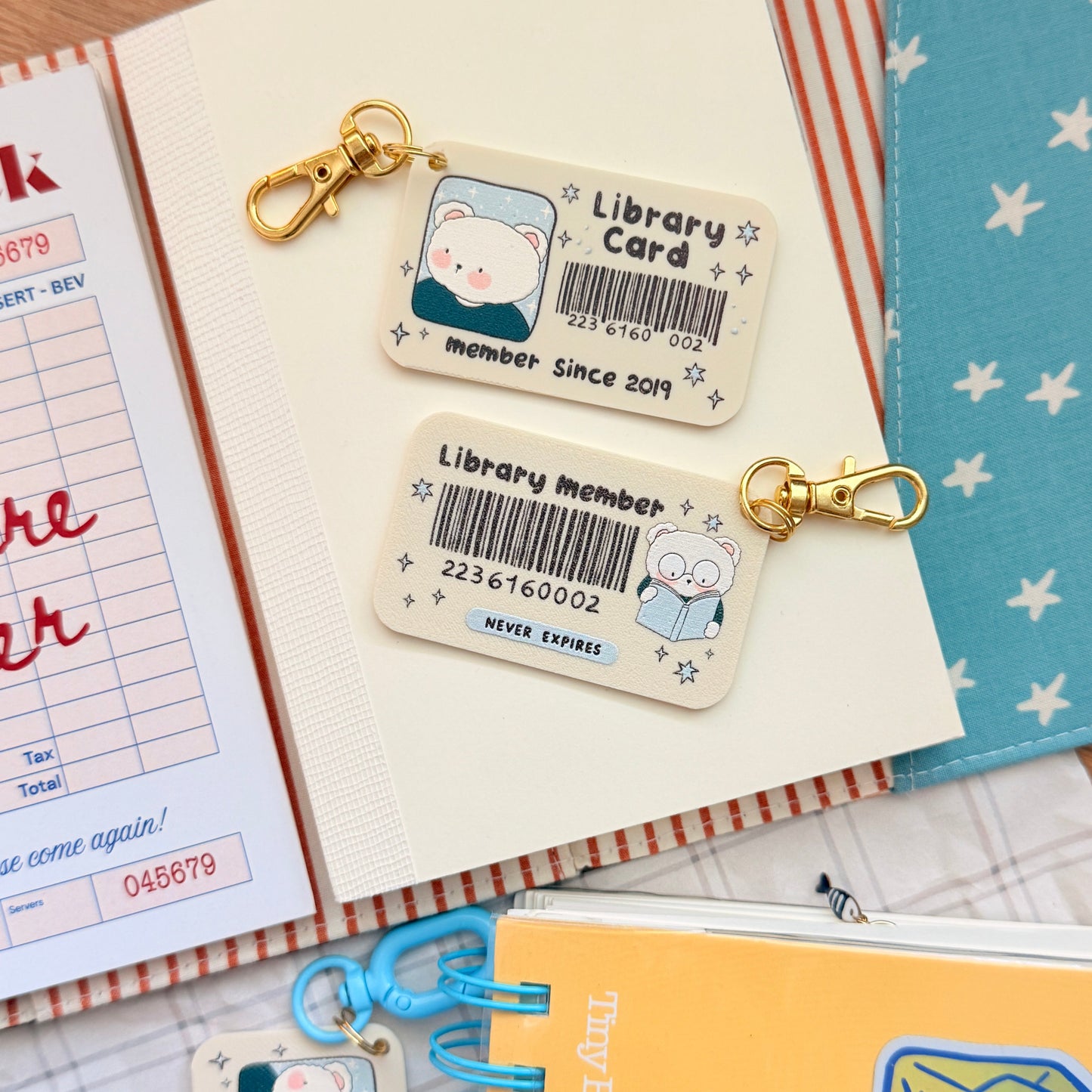 Forever Library Member Keychain