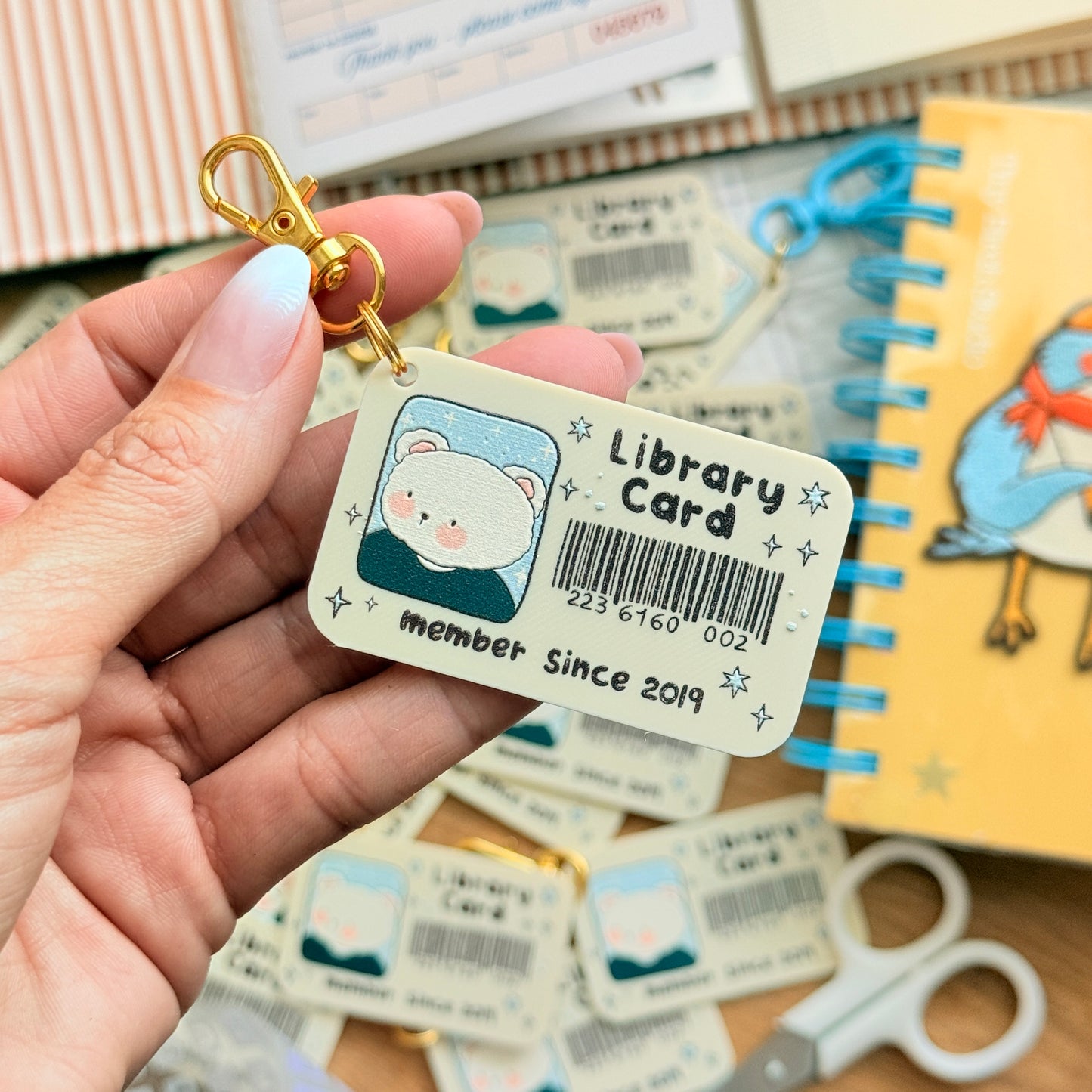 Forever Library Member Keychain