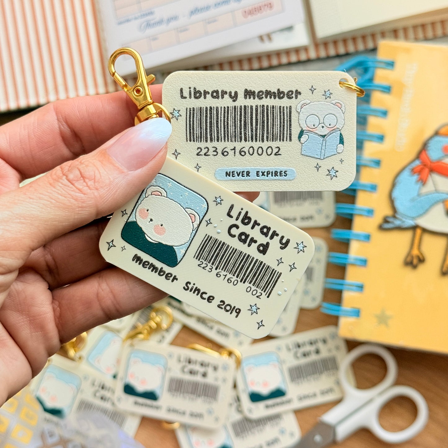 Forever Library Member Keychain