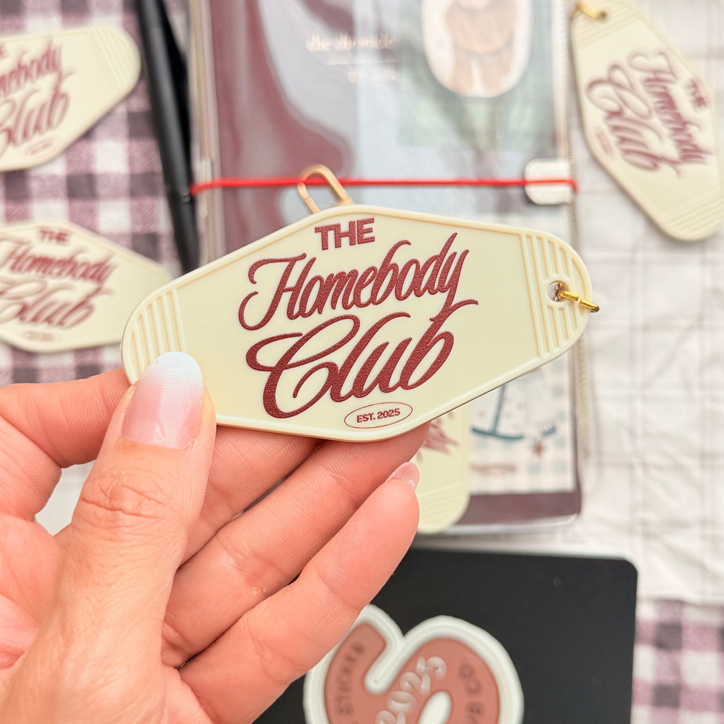 The Homebody Club Keychain