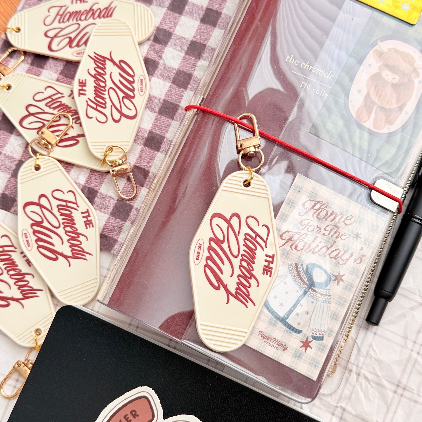 The Homebody Club Keychain