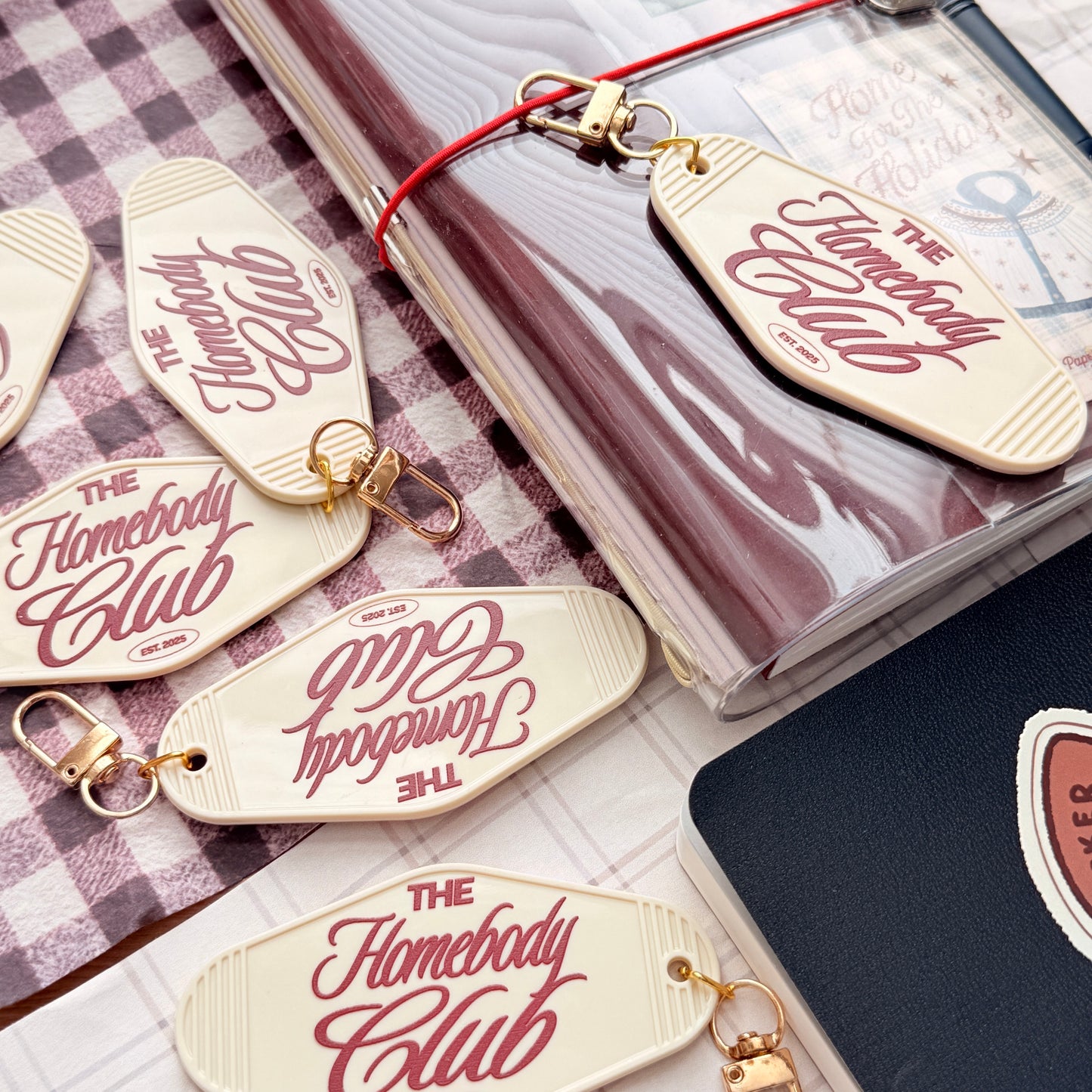 The Homebody Club Keychain