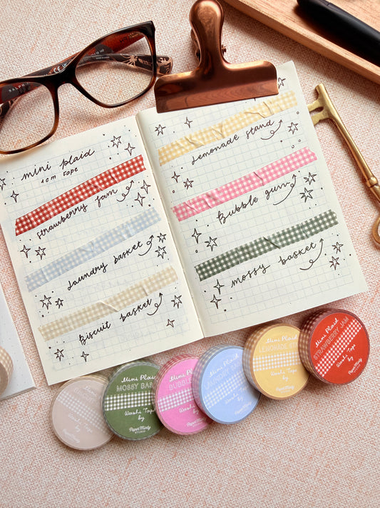 Mini Plaid Washi Bundle