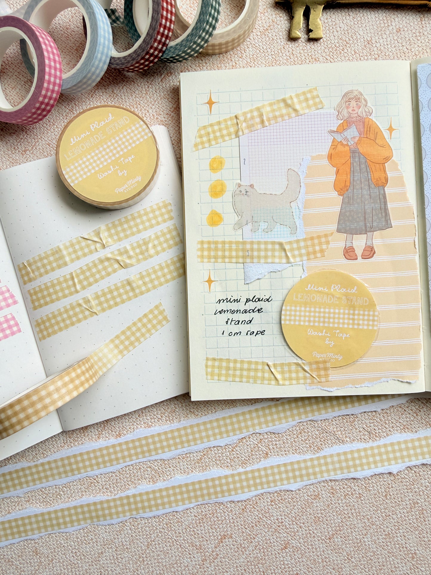 Mini Plaid Washi Bundle