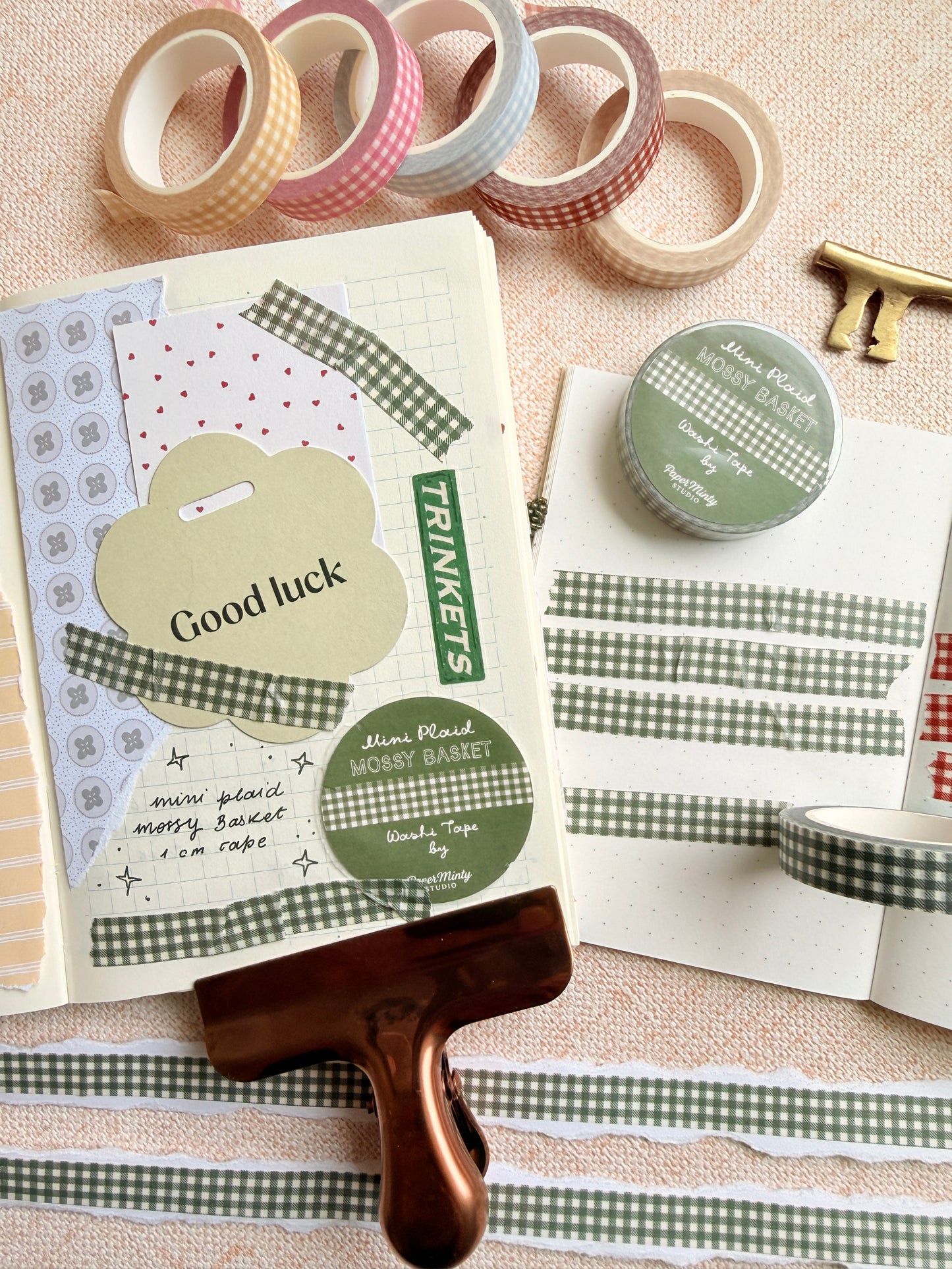 Mini Plaid Washi Bundle