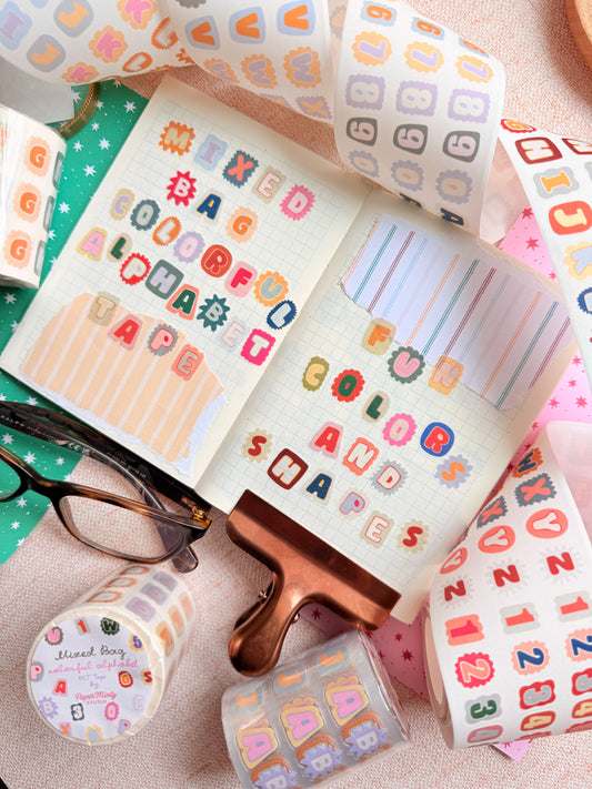 Mixed Bag Alphabet BUNDLE Kiss Cut Tapes