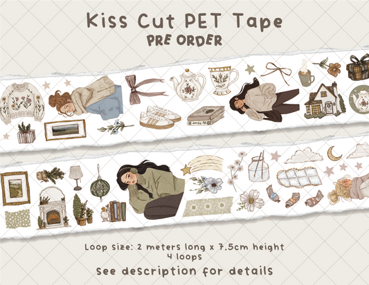 [PRE-ORDER] ((KISS CUT)) Winter PET Tape