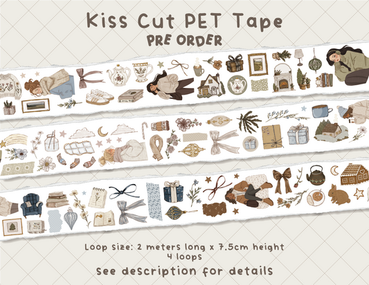 [PRE-ORDER] ((KISS CUT)) Winter PET Tape