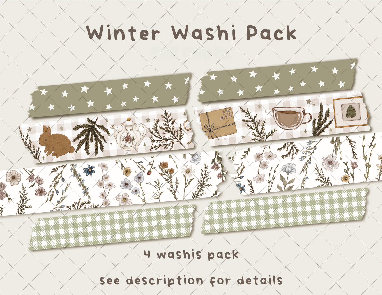 Winter Washi Pack