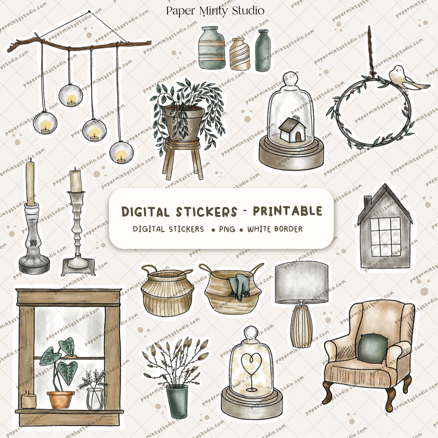 Printable Sticker Sheet No Place Like Home