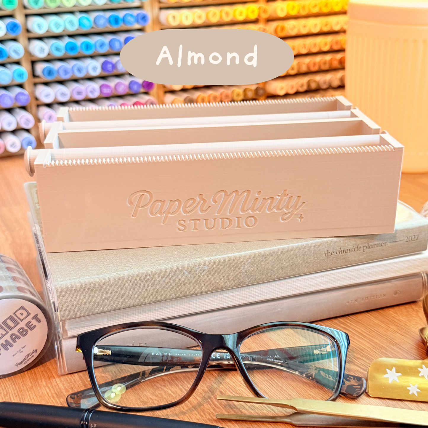 Paper Minty Studio Washi Box | Cozy Desk Organizer