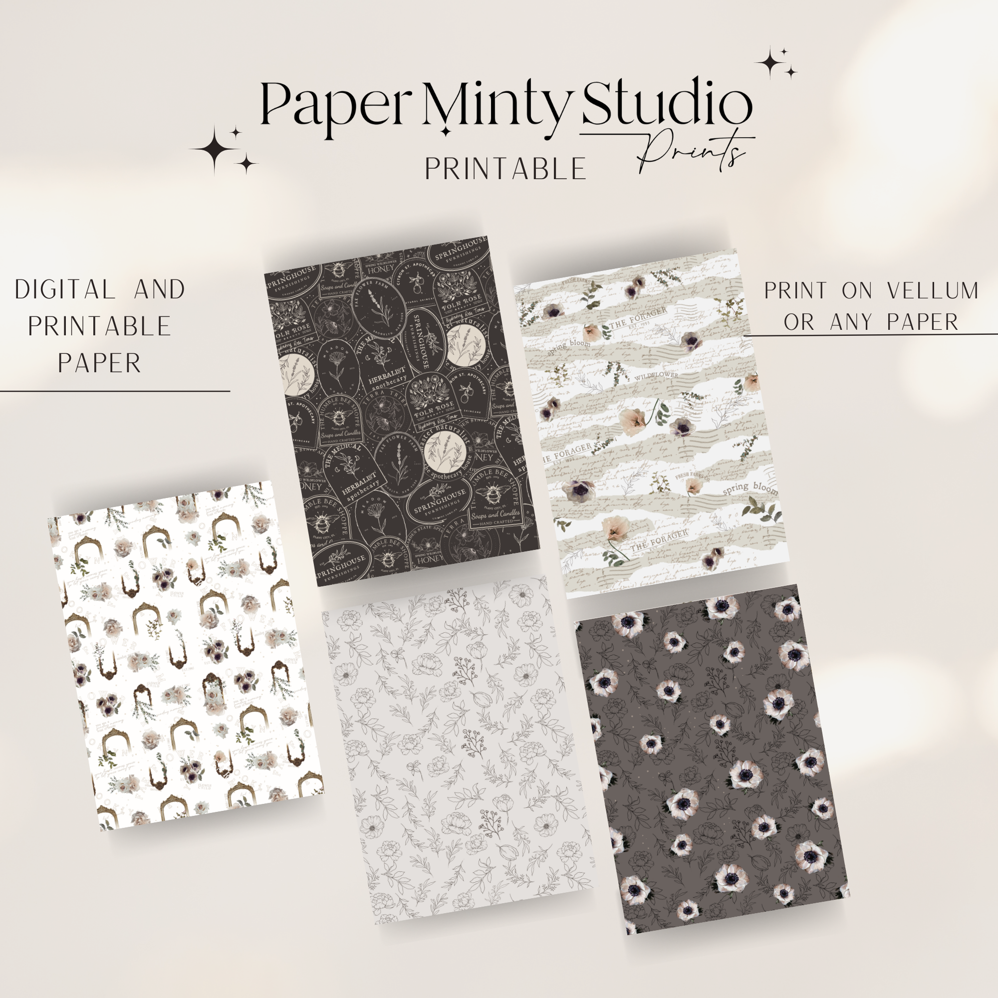 Printable Paper Sunday Morning – PaperMintyStudio