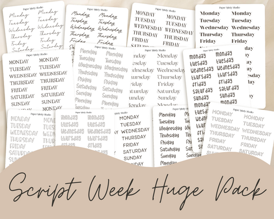 Script Week Huge Pack - Large - Soot