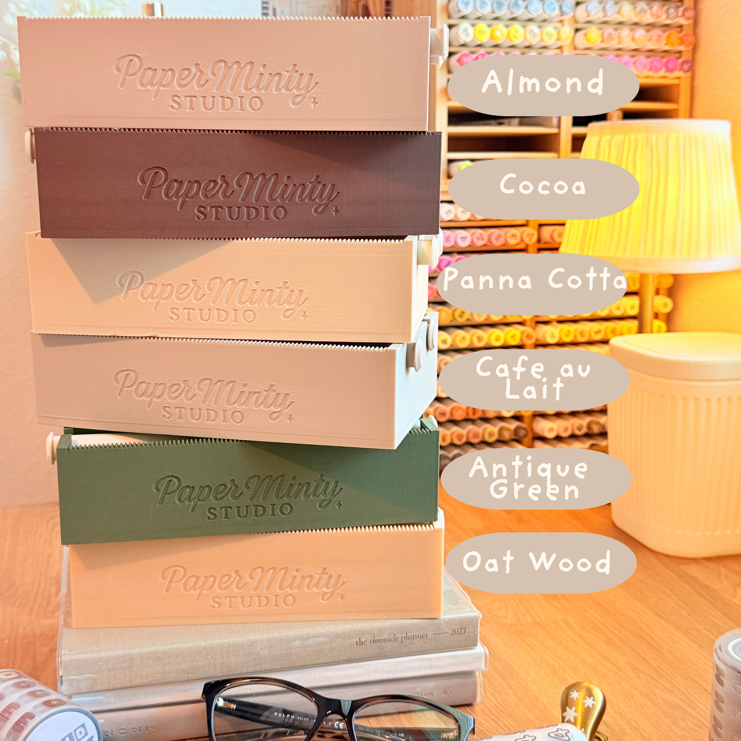 Paper Minty Studio Washi Box | Cozy Desk Organizer