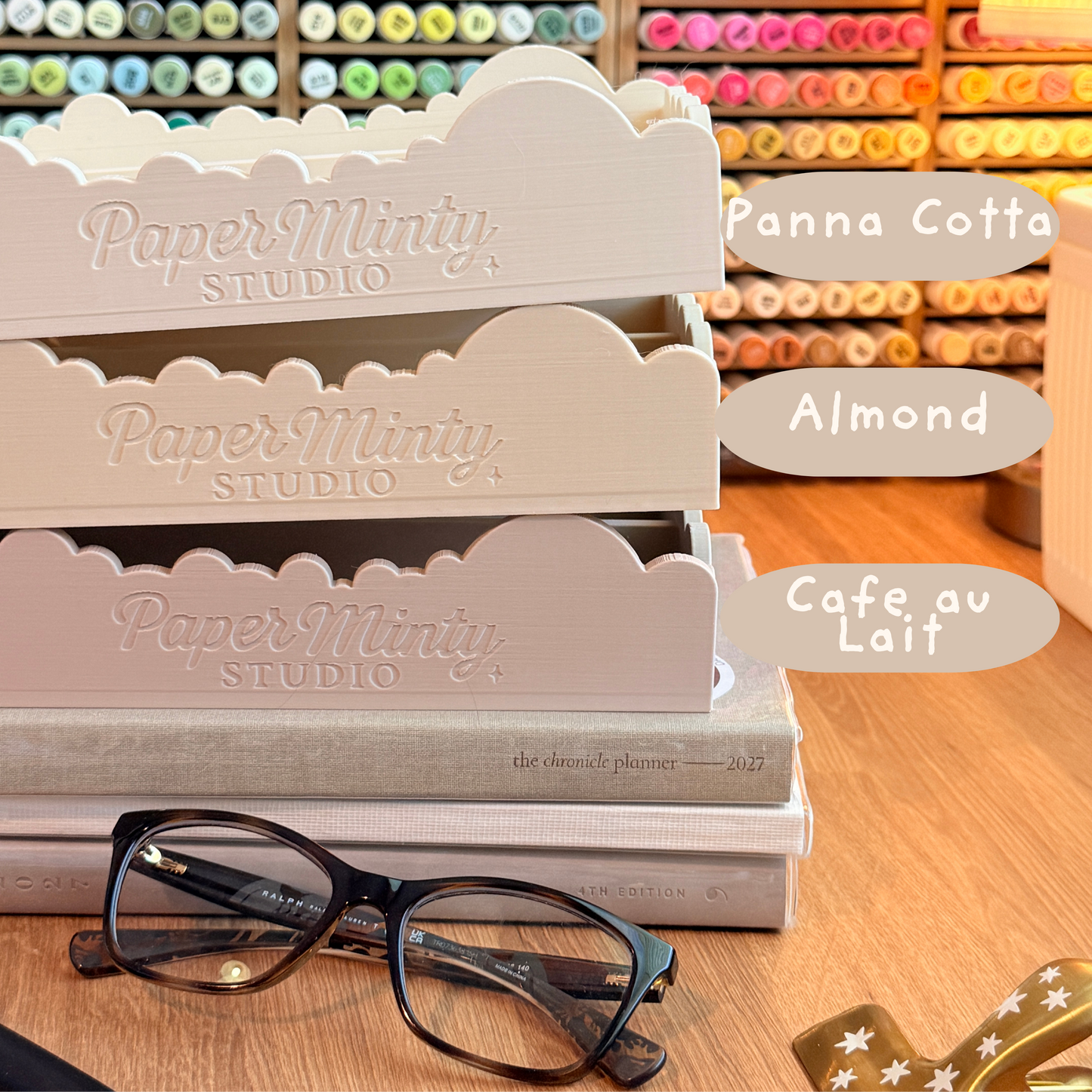 Cloud Box by Paper Minty Studio | Cozy Desk Organizer