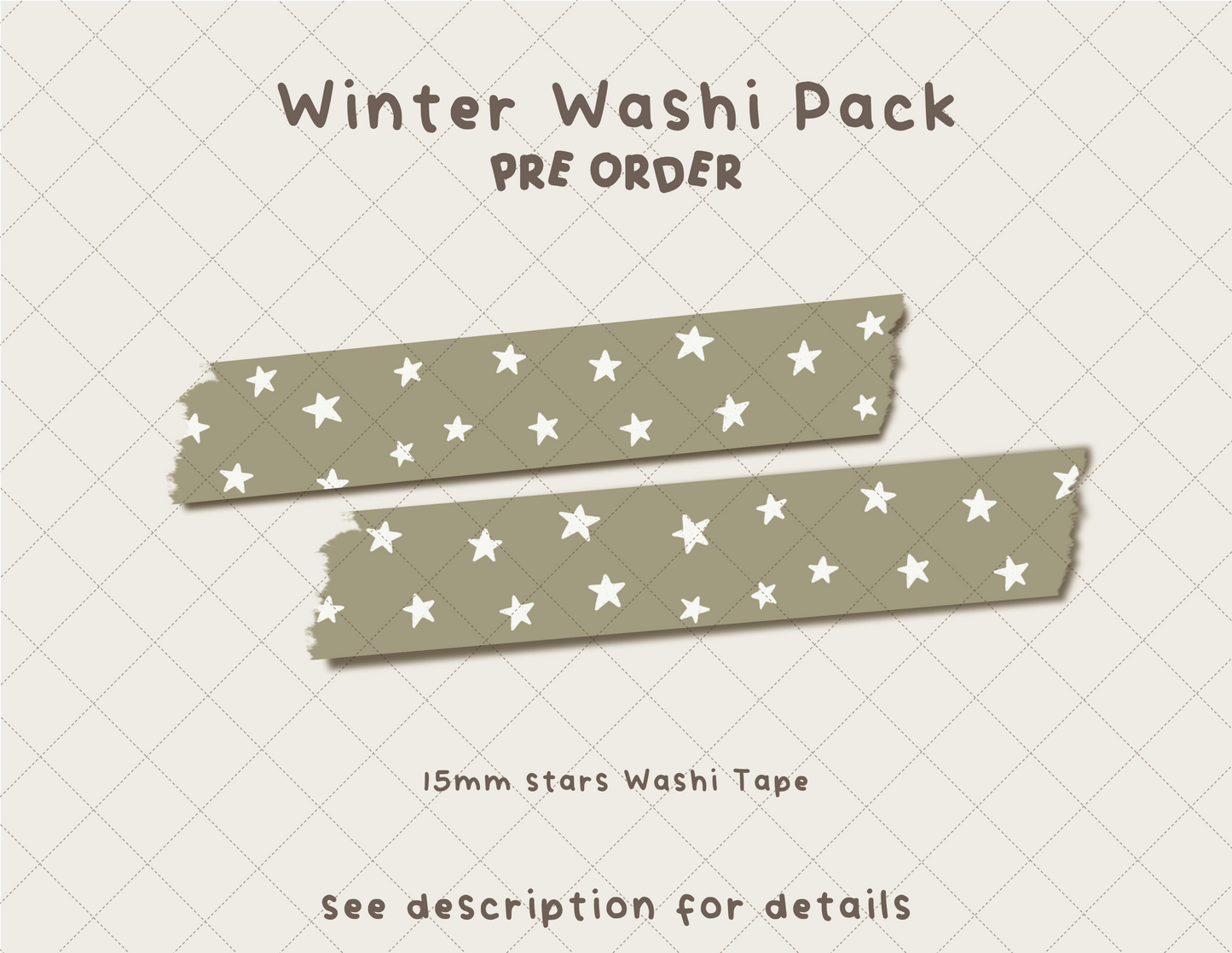 [PRE-ORDER] Winter Washi Pack